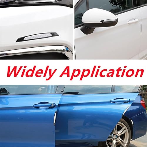 Miniatura 5 de Adhesivos universales reflectantes para proteger el borde de la puerta del automóvil, fibra de carbono, para el borde de la puerta del automóvil,