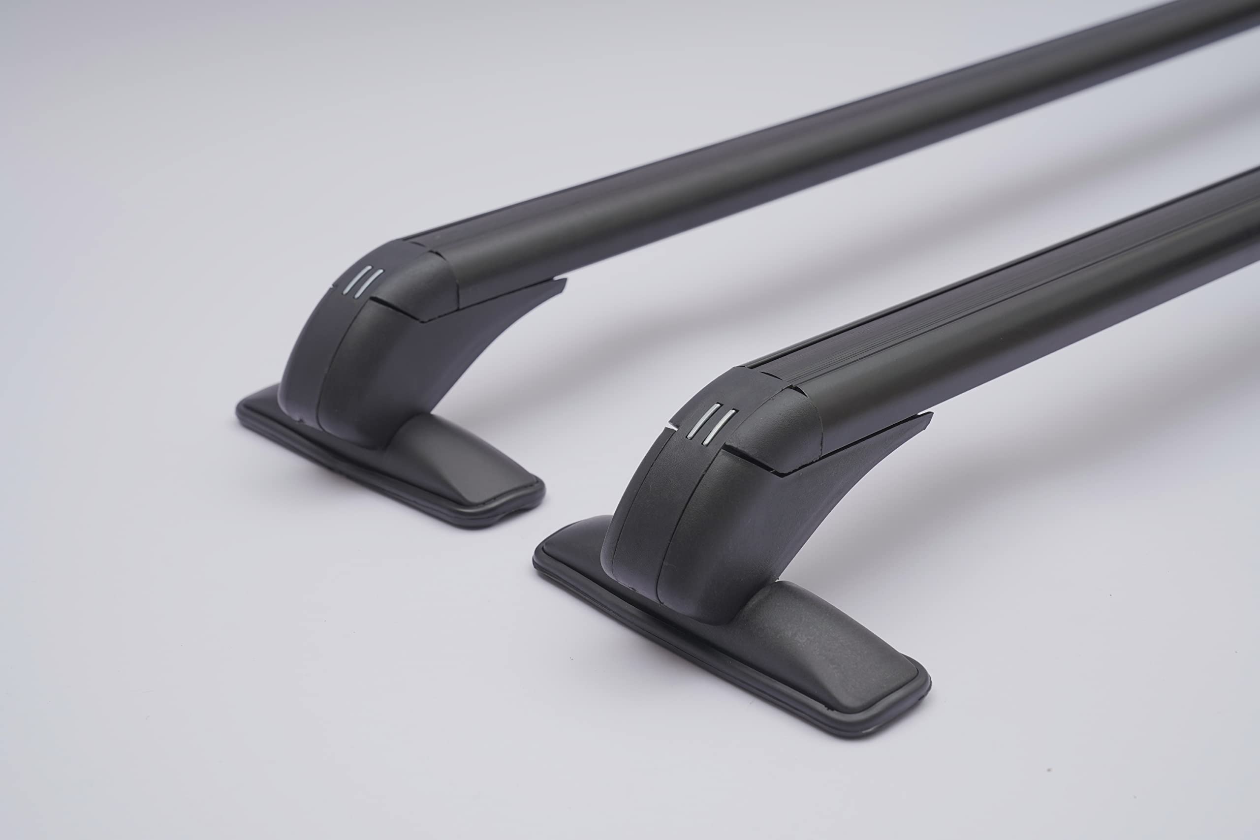 Car Roof Rack, Cross Bar Luggage Carrier Rack 2PCS Lockable Anti-Theft 43.3-44.88" Car Top Rack Universal Black