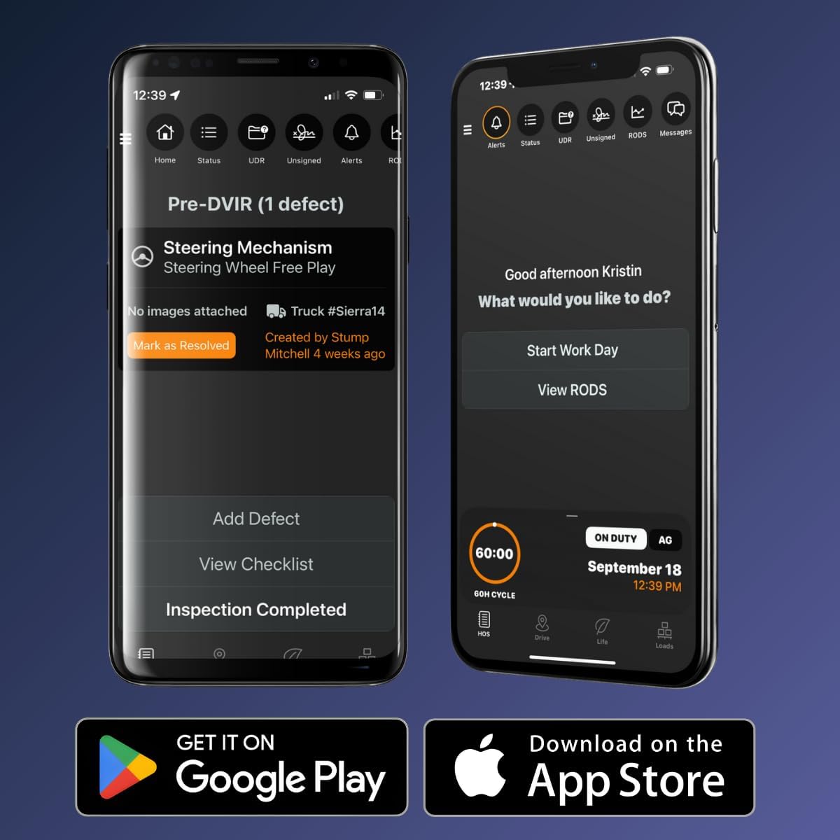 My20 ELD (Electronic Logging Device), Truck GPS Tracking, FMCSA Compliant, 9-pin J1939, 6-pin J1708, OBD-II Diagnostic Ports, Subscription Required