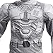 Storm Shadow Costume for Kids, Official GI Joe Costume with Muscles and Mask, Child Size Medium (7-8) Gray