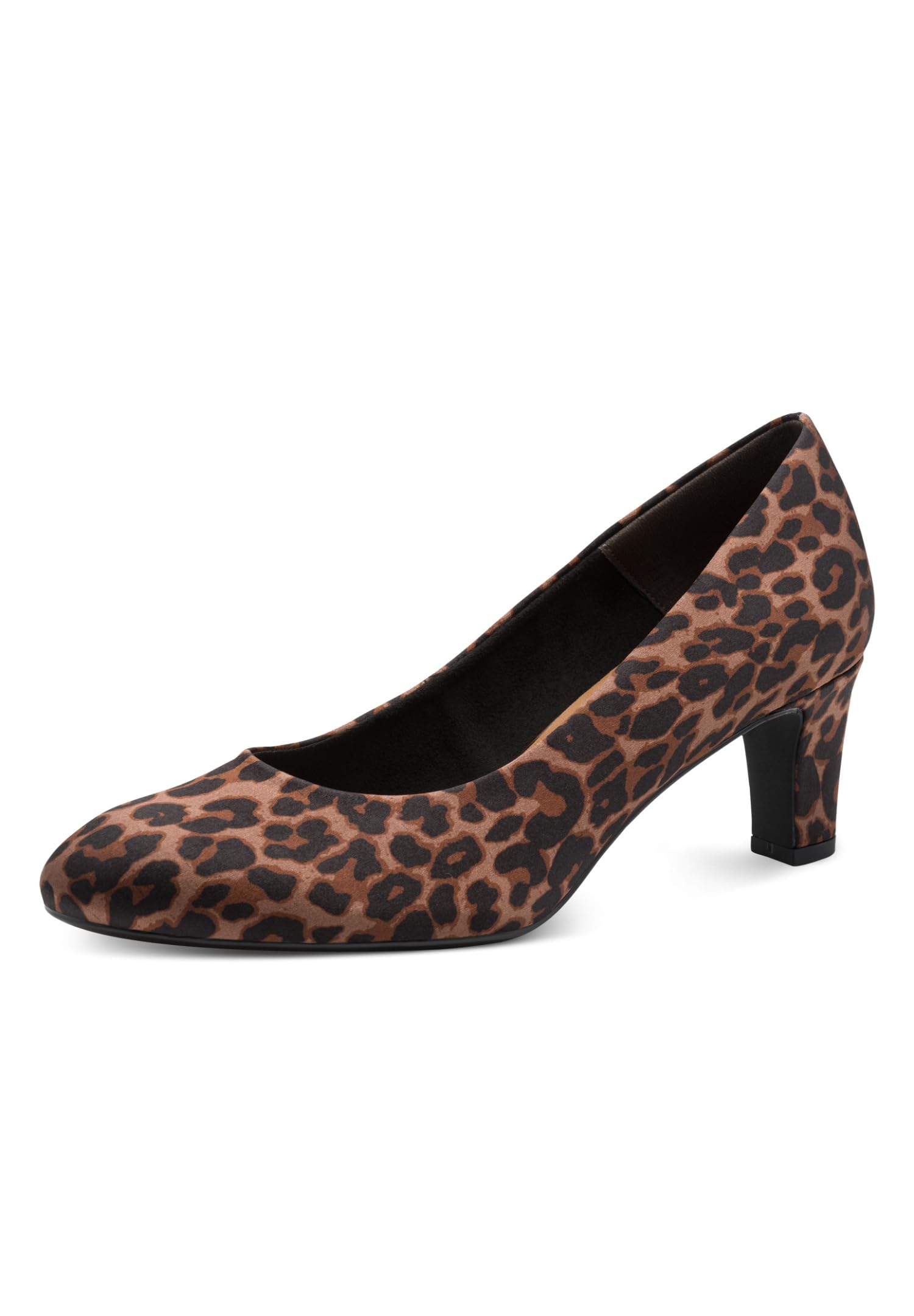 Tamaris Women's pumps with block heel brown 3.5 UK