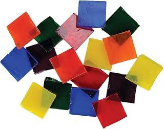 Mosaic Tiles Glass Cathedral Stained 4LB