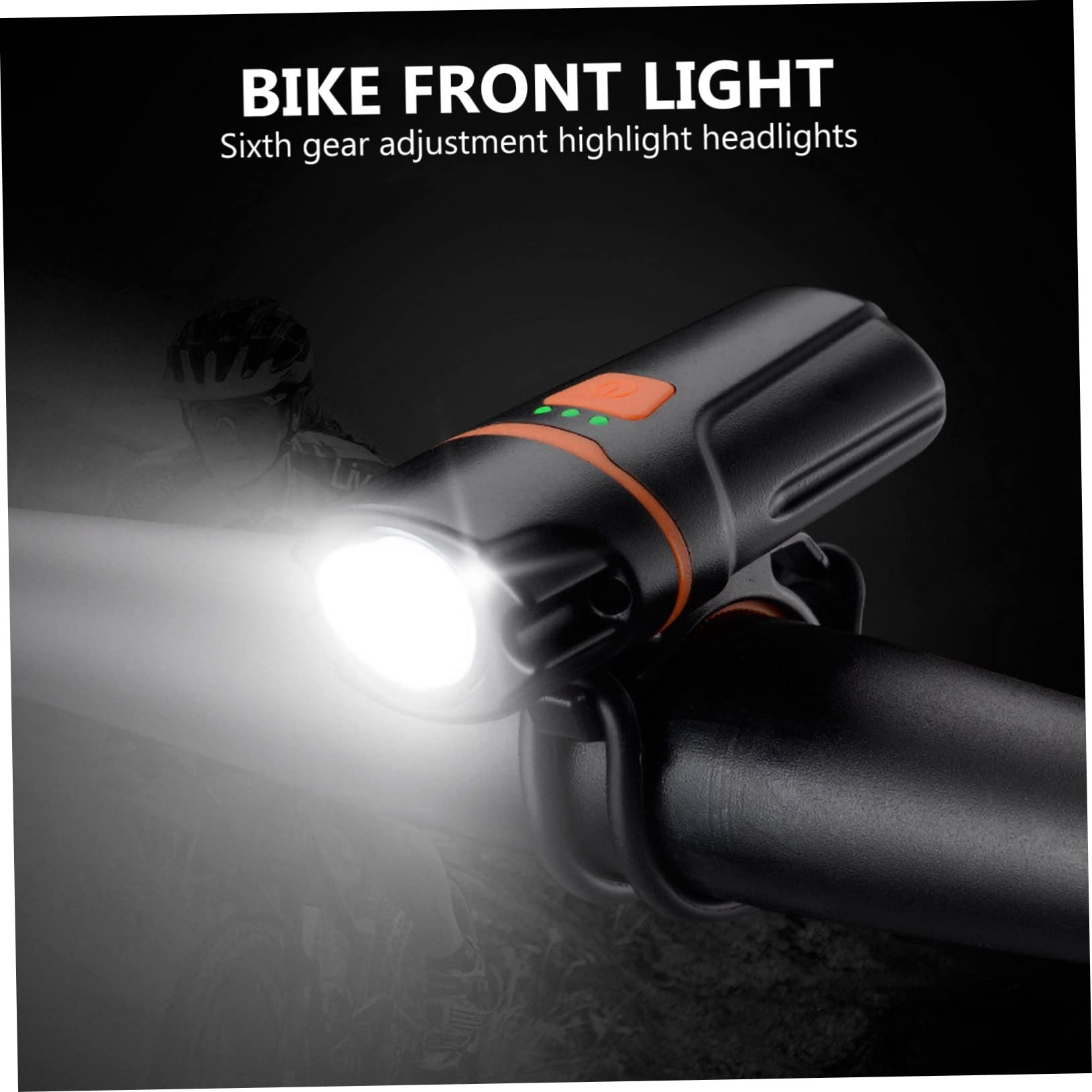 BESPORTBLE 3pièces Lampe De Vélo USB Rechargeable Éclairage Étanche pour Cyclisme Accessoires De Vélo Lumière