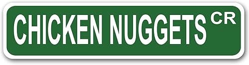 Adept Mechanism Letrero de calle circular de aluminio de 4 x 17 pulgadas