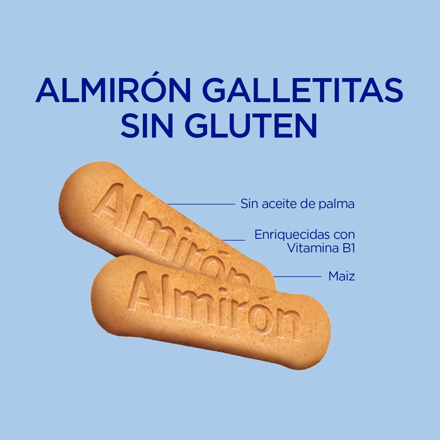 Almirón, Galletas para Bebé Sin Gluten, a partir de 4 Meses, 250g