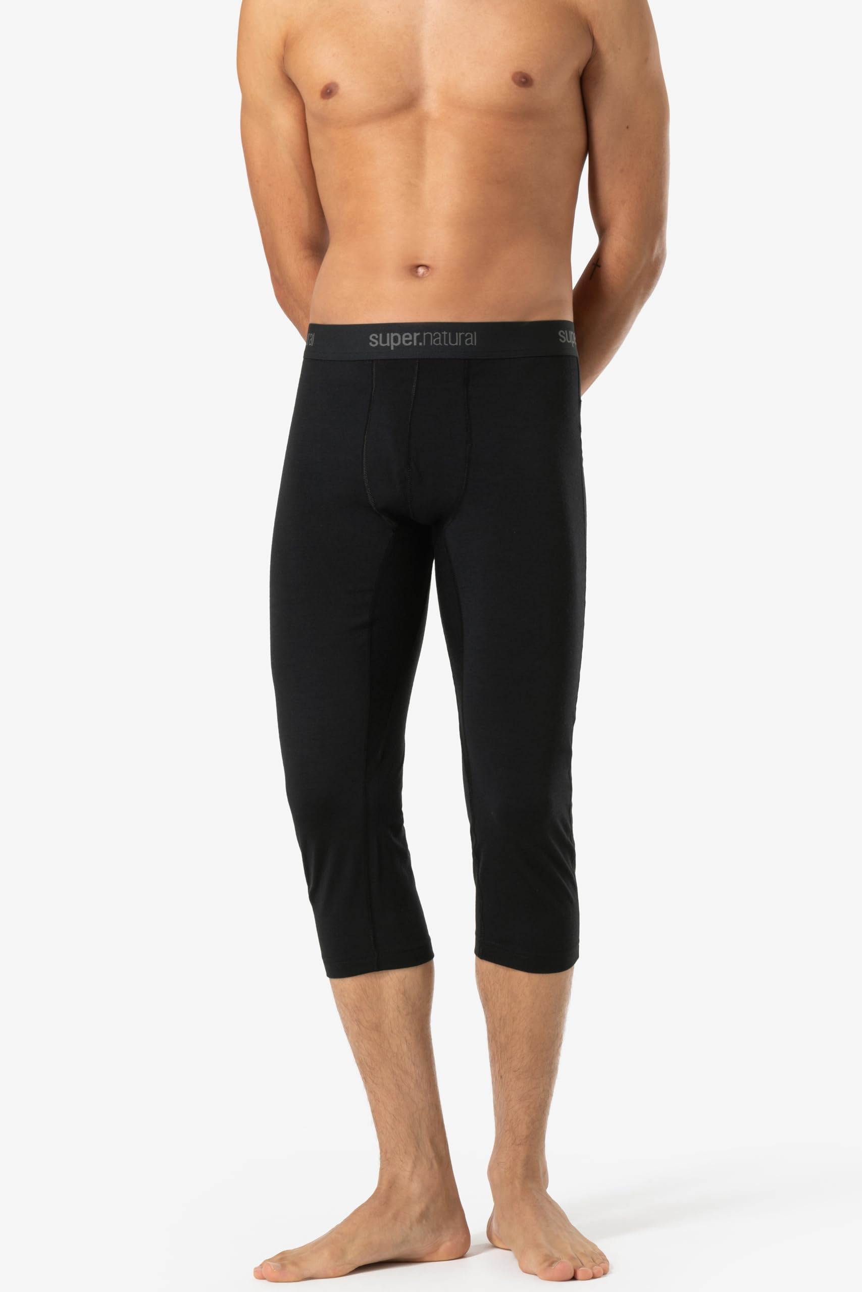 super.natural M ARCTIC230 Tight 3/4 Winter Unterwäsche Herren lang - Merino Funktionswäsche für Wintersport und sehr kalte Tage, Atmungsaktiv & geruchsabweisend