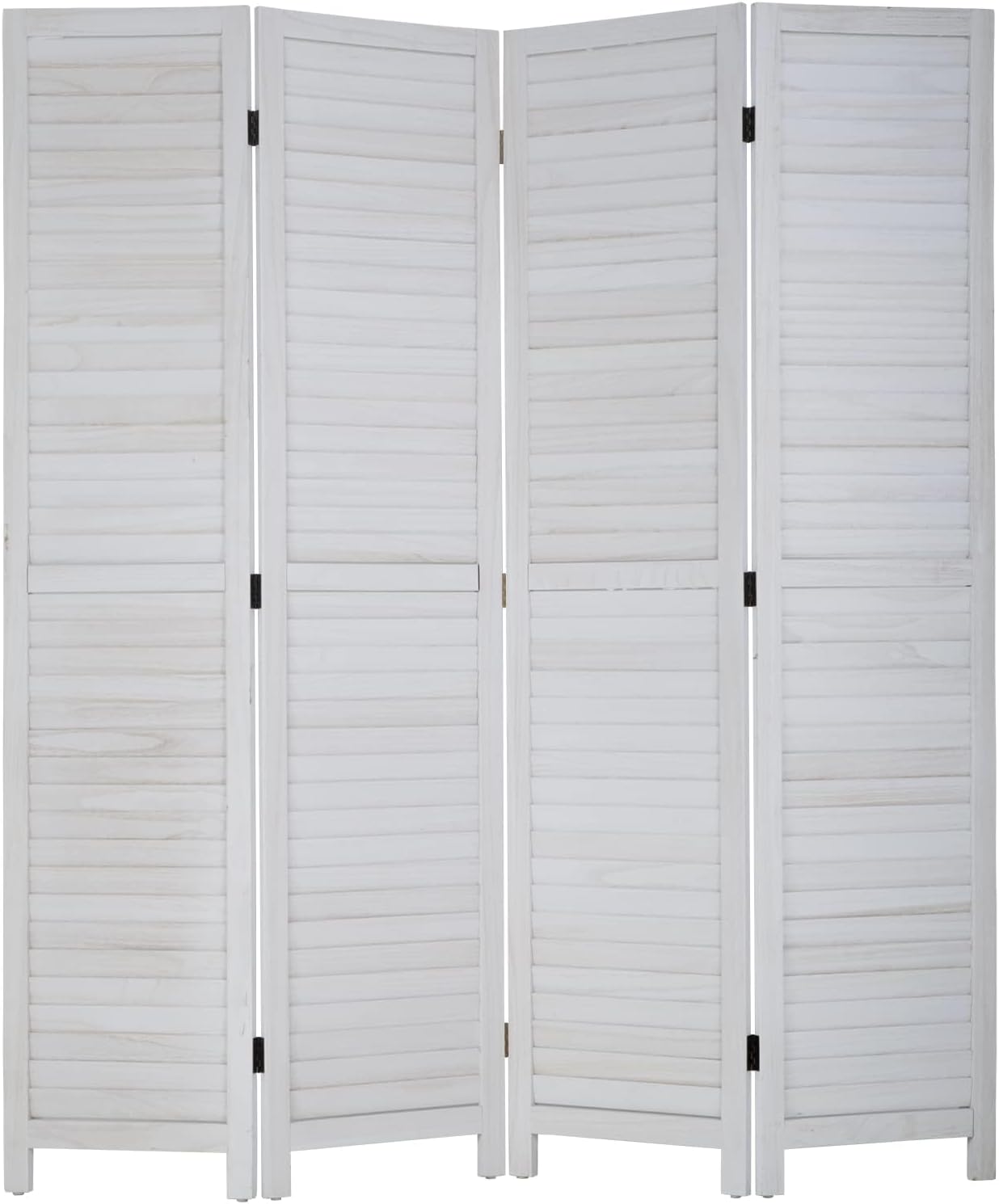 Room Divider Partition 4 Panel Privacy Screen Folding Screen Wood Frame Screen for Home Office Bedroom