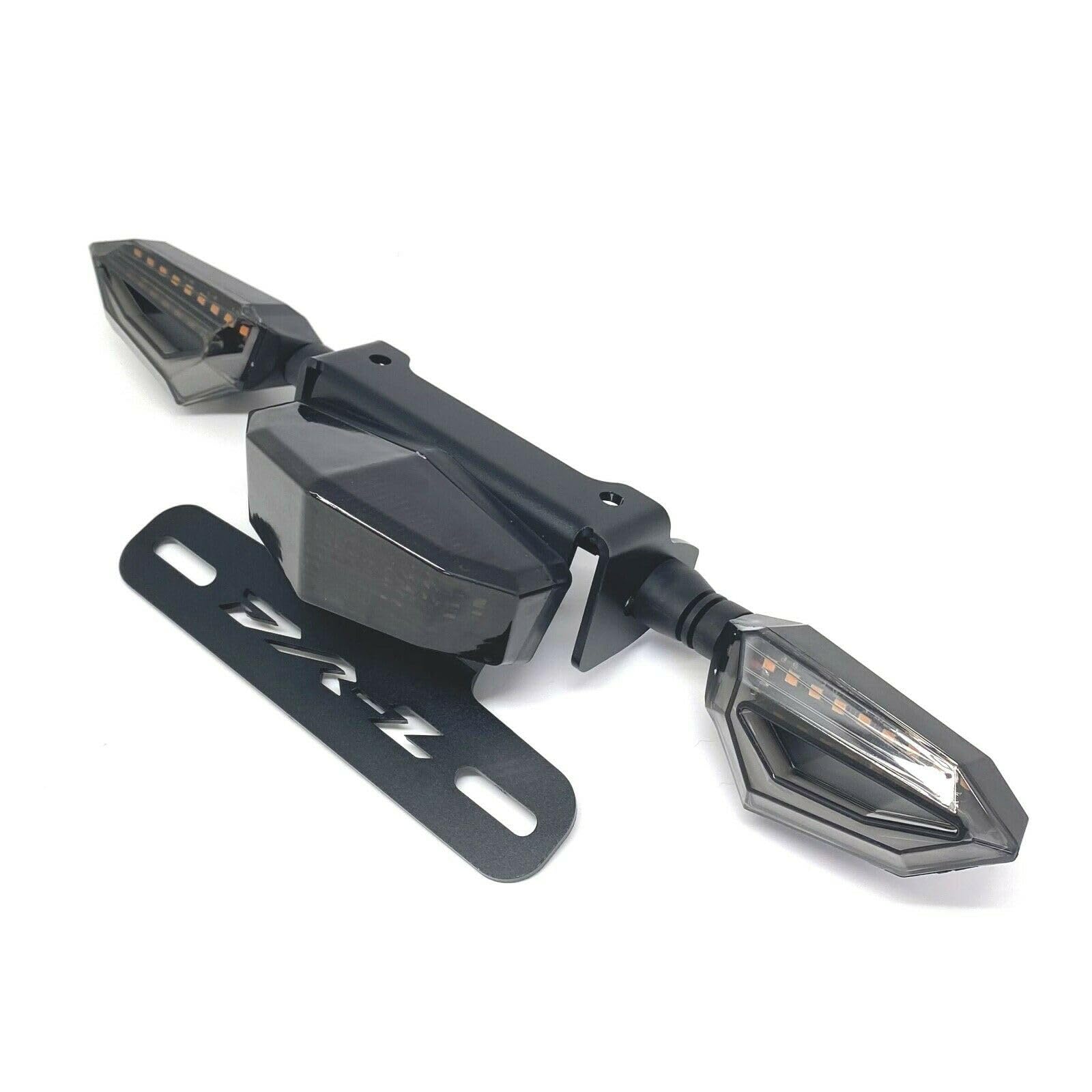 Generisch Motorrad Blinker sequential, Motorrad Modifizierte Teil Passend für Suzuki DRZ 400S 400E 400SM Schwanz Ordentlich Fender Eliminator Rahmen(Gold)