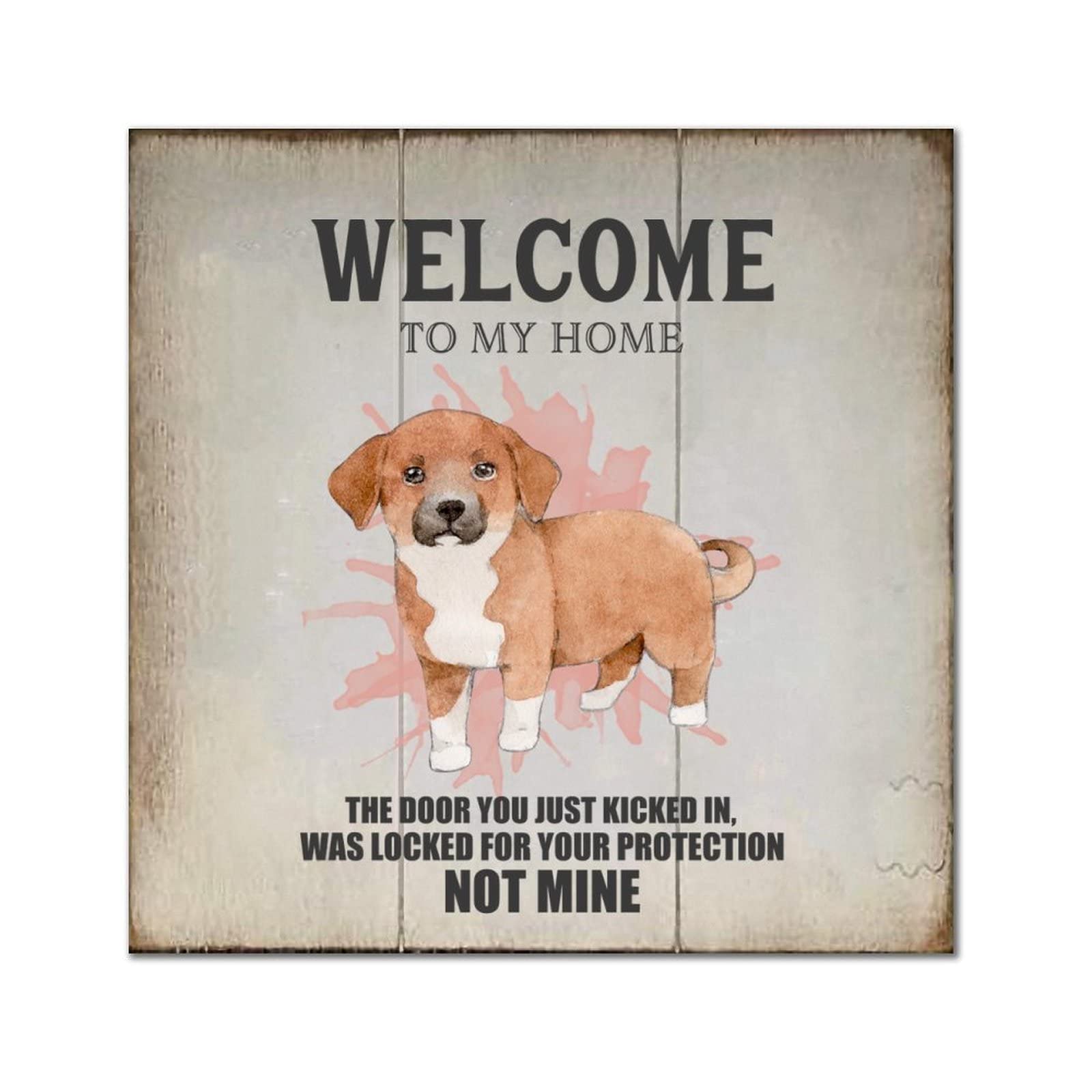 Enseigne en bois Welcome to My Home pour célébrer la douceur de votre foyer