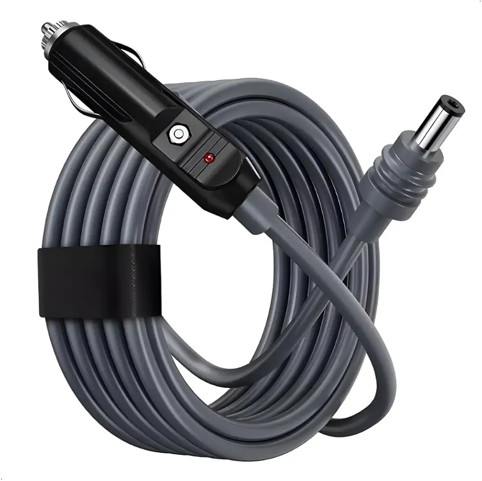 Cabo de Alimentação Veicular 3 Metros Compatível com Mini Starliink 12V/24V – Carregador Automotivo DC com Conector Vedado para Carros, Caminhões, Motorhomes e Barcos