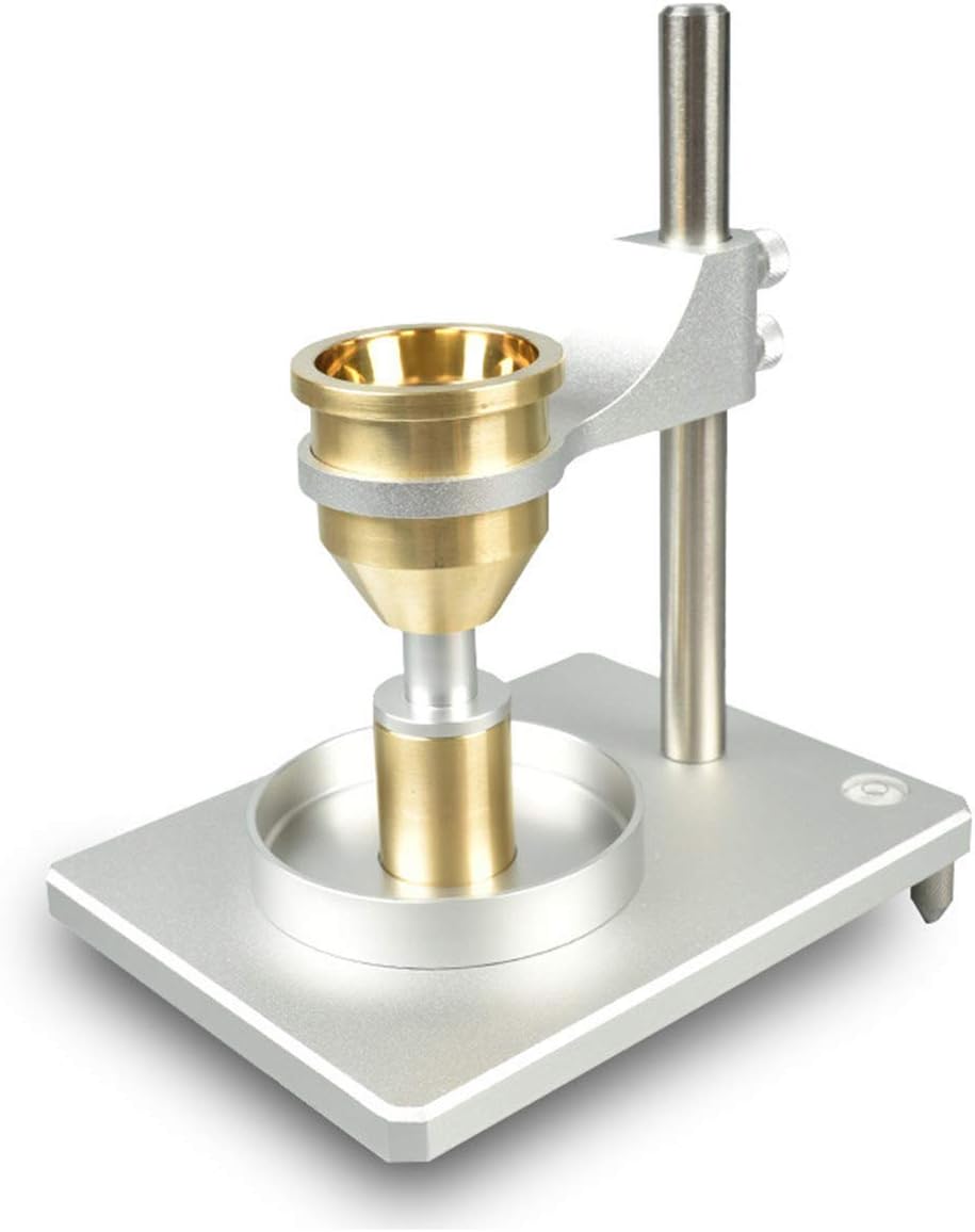 YUCHENGTECH P-o-w-d-e-r Flow Ability Tester Hall Flow Meter Bulk Density Meter P-o-w-d-e-r Bulk Density Meter for Metal PVC/PE P-o-w-d-e-r (Bulk Densitometer (with a 5.0mm Brass Funnel))