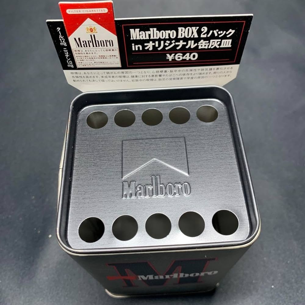 Marlboro マルボロ　灰皿缶ケース　8個セット Marlboro マルボロ 灰皿缶ケース 8個セット｜Yahoo!フリマ（旧