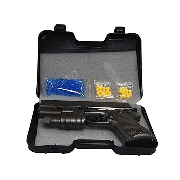 Kalpataru PUBGS Soft Water Bullets Toys Gun Plastic Safe Weapon Pistol Gunshot Outdoor and Indoor Game Toy for Children Kid Boys Girls Gift Multicolor (Pack of 1)