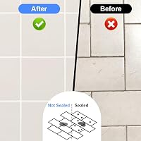 flintronic 6 darab fehér fugajavító filctoll csempefestő marker csere betéttel fürdőszoba konyha padló fali fugákhoz 5