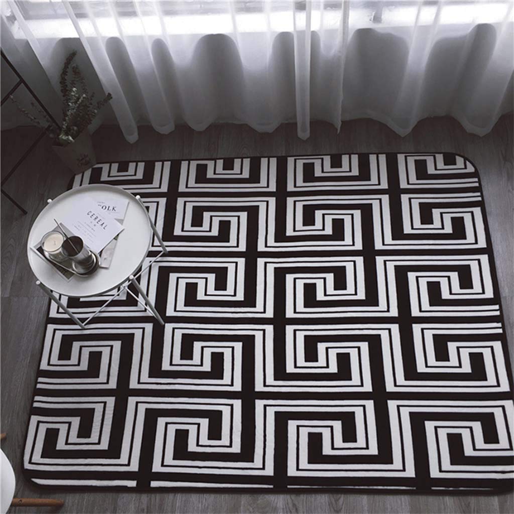 Tapis de chambre style européen pour créer un coin table basse chaleureux 190x230