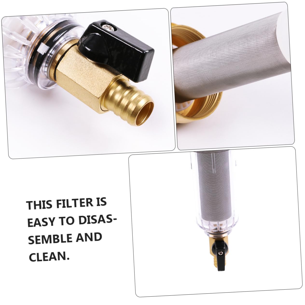Rückspülfilter Kupfer Vorfilter für Haushaltswasser