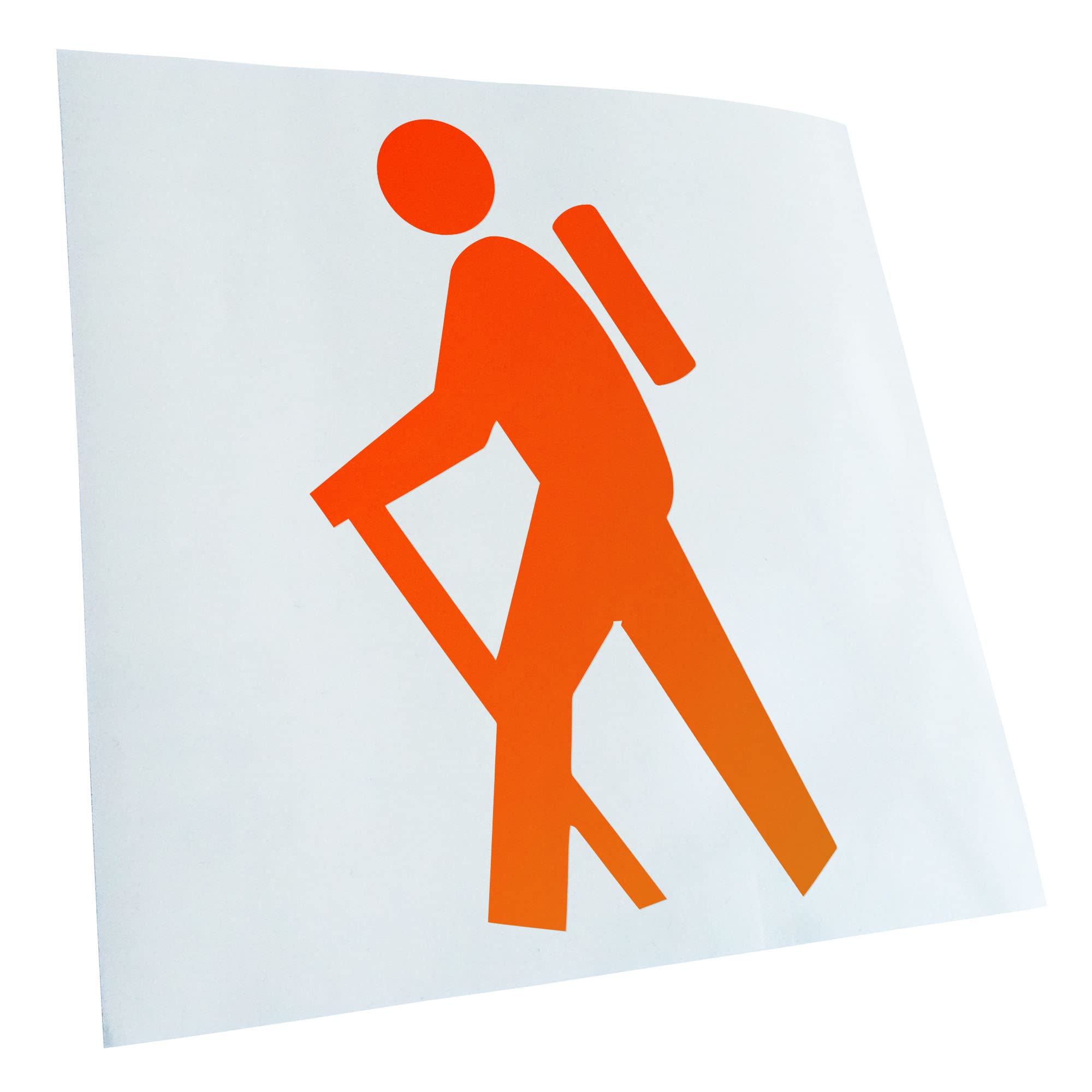 Kiwistar - Car Sticker - Hiker Pictogram - Rear Window Car Sticker Weatherproof for Car Truck Moped Truck - Sticker Exterior Self-Adhesive Tuning Accessories for Window Vehicle Window