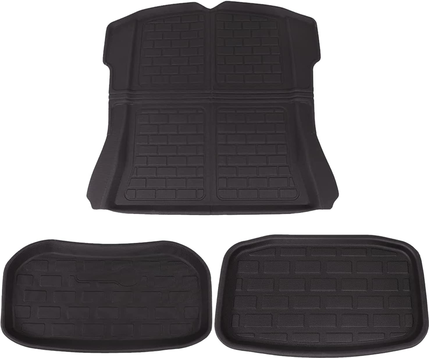 D1M MOTOX for Tesla Model 3 Trunk Mats Car Trunk Liner FullSurrounded