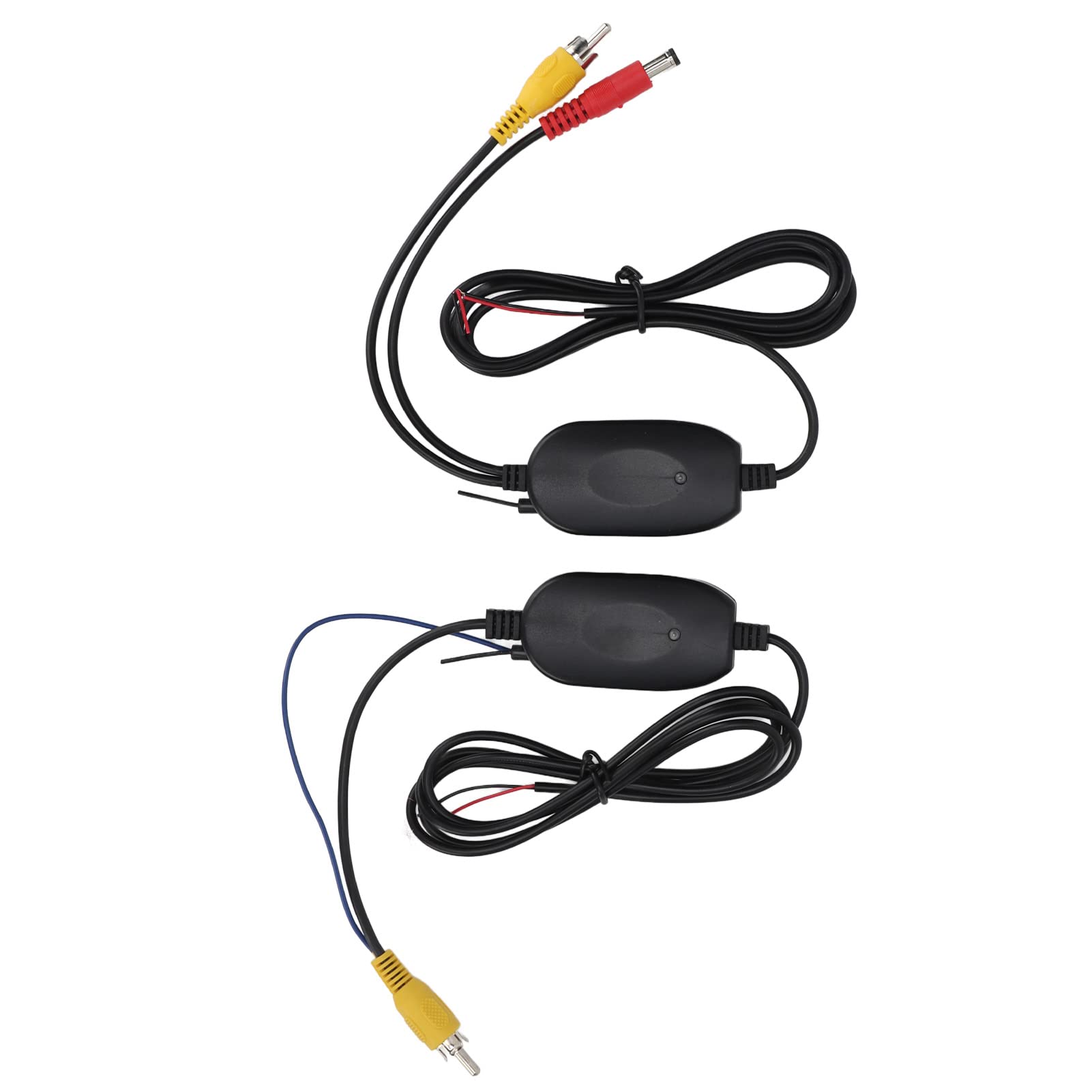 Transmisor Inalámbrico de Cámara de Respaldo, Transmisor de Video CMOS de 1/3 Color Inalámbrico y Receptor para la Cámara de Respaldo del Vehículo Cámara Delantera del Automóvil (con cable DVD)