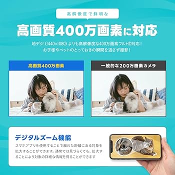 Amazon.co.jp: WTW 塚本無線 防犯カメラ ワイヤレス Wi-Fi 家庭用 400 Amazon.co.jp: WTW 塚本無線 防犯カメラ ワイヤレス Wi-Fi 家庭用 400