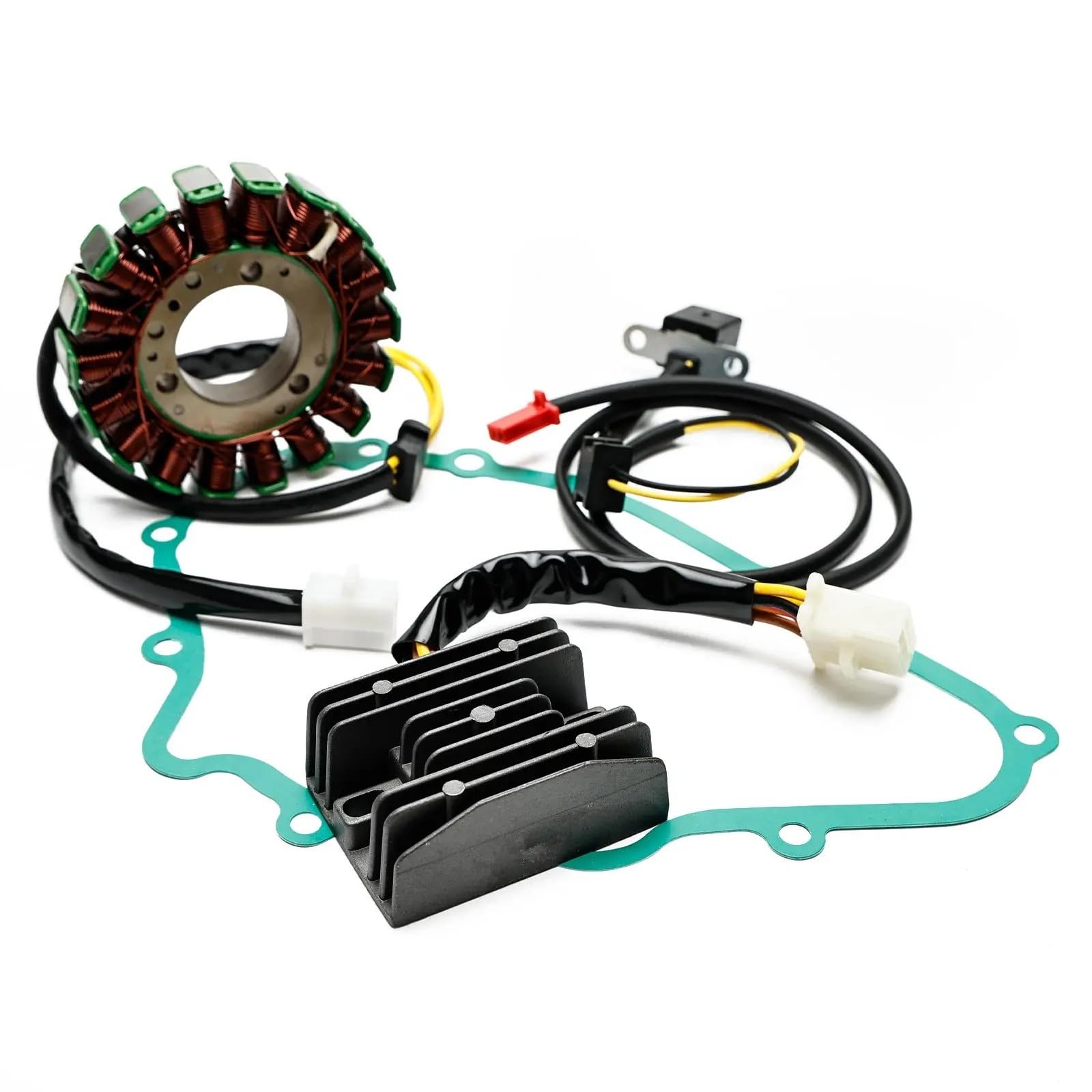 Motorcycle Generator Stator For EX500 GPZ500 1987 1988 1989 1990 1991 1992 1993 For EN450 1985-1990 21003-1123 21066-1030 11009-1486 11061-0273 Stator Coil Rectifier Gasket