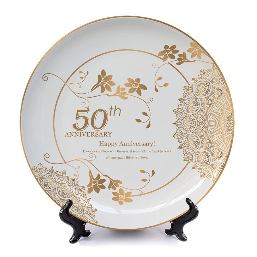 Amazon.com: Custom Happy Anniversary Wedding Plate