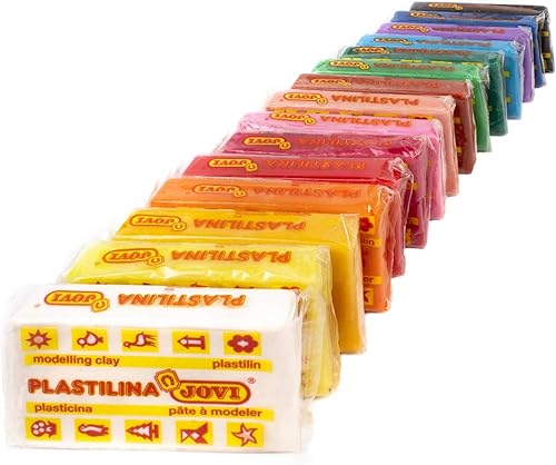 Miniatura 4 de Jovi Plastilina Arcilla de modelado reutilizable y no secado barras de 1.75 oz, juego de 30, púrpura, perfecto para proyectos de arte y manualidades