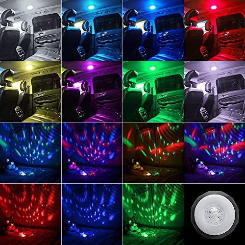Sidaqi Lâmpada de leitura de carro, iluminação interna de LED, porta-malas, decoração de teto de car