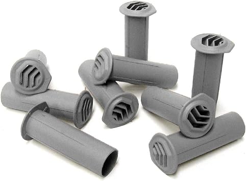 10 x Grey Drill Weep Vents Round Vent Cavity, Rendered Walls, Retaining Wall