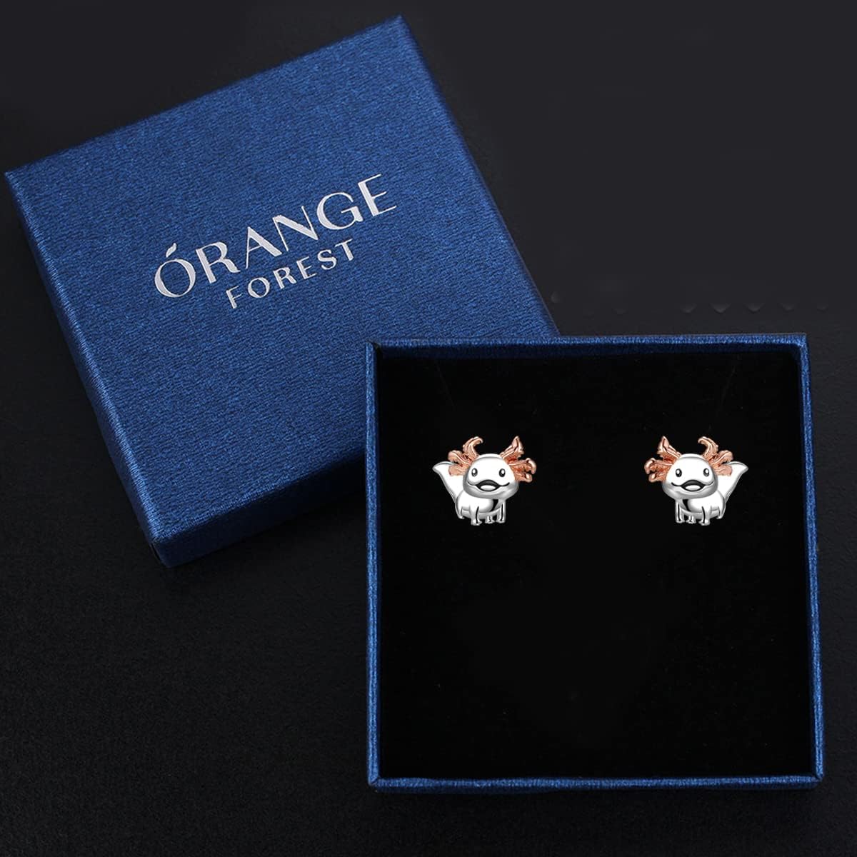 Axolotl/Fox/Panda/Unicorn/Horse/Dog Earrings 925 Sterling Silver Hypoallergenic Animal Stud Earrings Jewelry Gifts for Women Daughter - Image 7