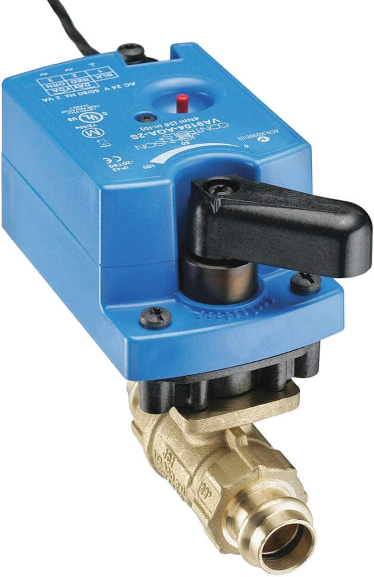 VA9104-AGA-3S Electric Actuator, 70" lb., On-Off, 24VAC