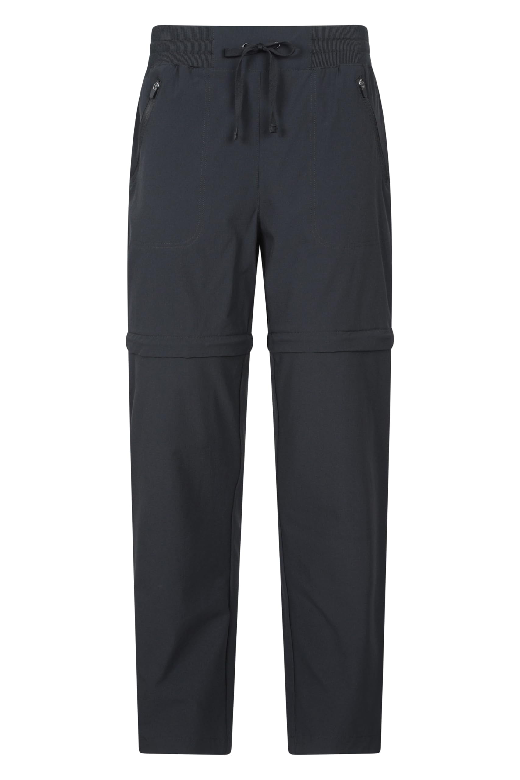Mountain Warehouse Women's Black Explorer ’S Zip-Off Trousers - Lightweight & Quick-Drying Pants With Multiple Pockets & Adjustable Waist - Spring, Summer, Travel, Outdoors 14