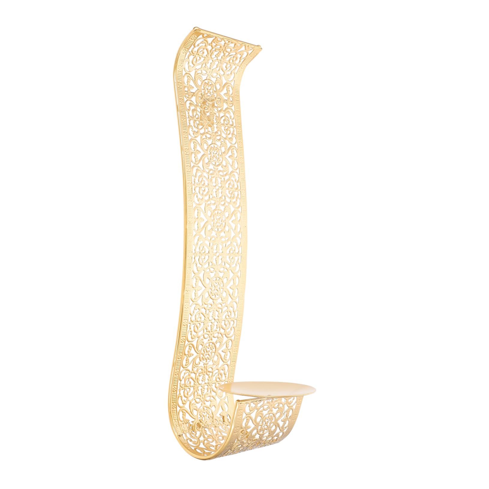 FUNOMOCYA Wall Sconces for Candles Metal Wall Candle Holder Artisanry Decorative Effects for Home Decor