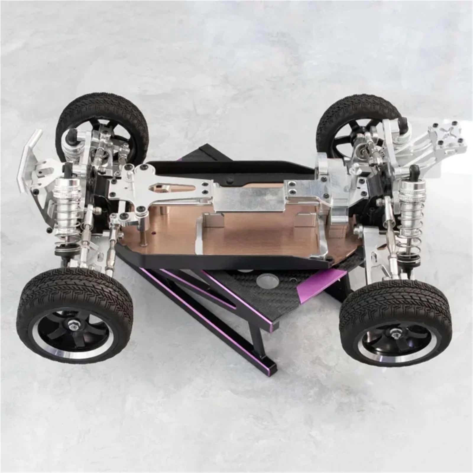 Estación Reparación Aleación Aluminio para Coche Teledirigido Montaje Soporte Trabajo para Plataforma Accesorios Actualización 1/8 1/10 RC Repuestos