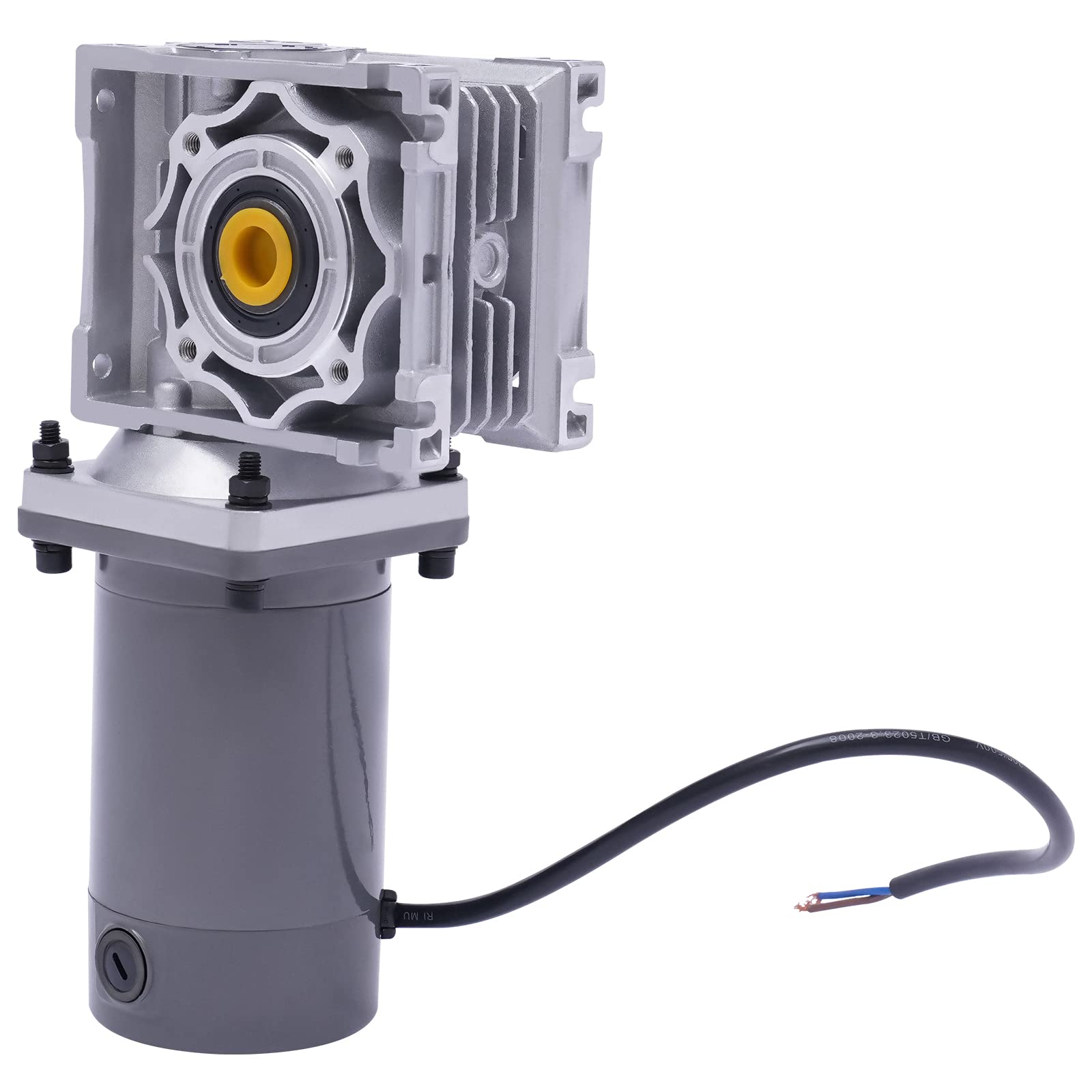 Getriebemotor, Elektrischer Getriebemotor Turbinendrehzahl Motoren Schneckengetriebe, 120W Schneckengetriebe Untersetzungsgetriebe Elektrischer RV Getriebe-motor Hohes Drehmoment, 12V