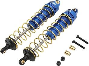 Amortecedor de carro RC, liga de alumínio à prova de ferrugem 115 mm Amortecedor de choque RC antivibração para substituição(Azul escuro)