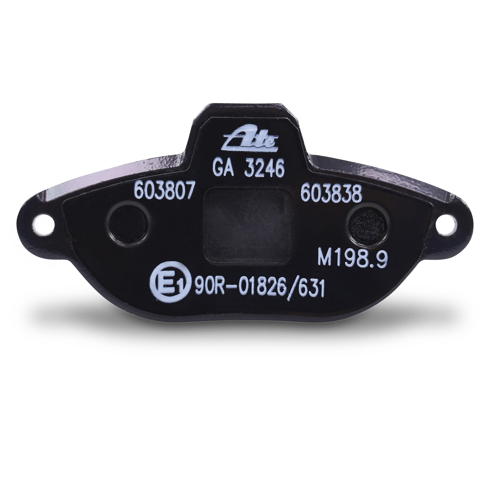 ATE Bremsenset Vorderachse inkl. Bremsscheiben vorne Ø 240,5 mm voll und Bremsbeläge vorne + Verschleißkontakt Kompatibel mit FIAT 500 (312_), FORD KA (RU8)