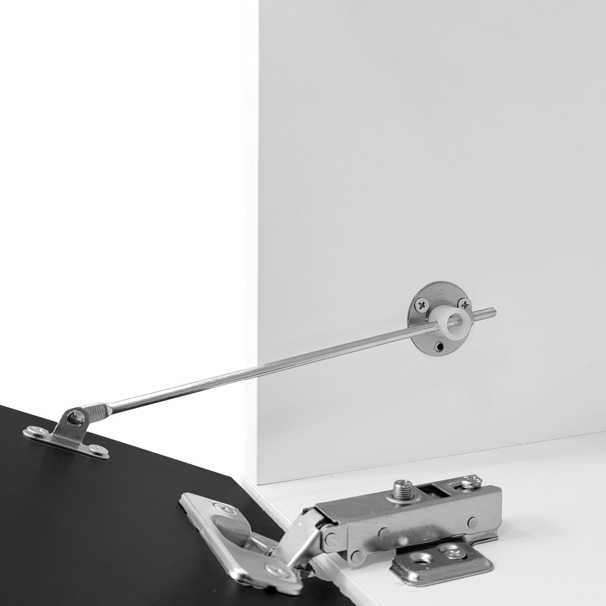 Meuble TV 180 cm de Long Surface Brillante avec éclairage LED Montage Mural pour Salon Salle à Manger Table TV lowboard Noir