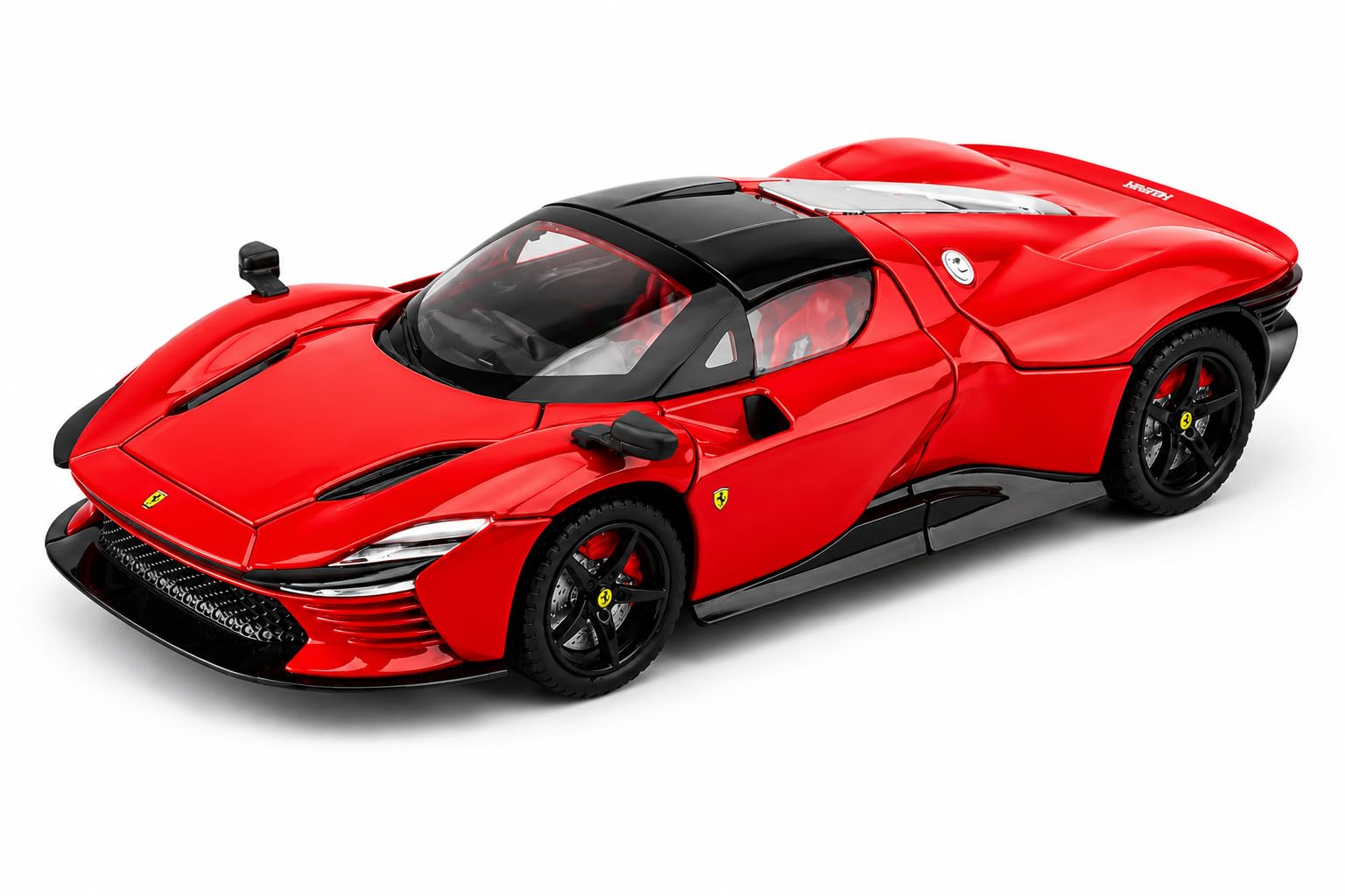 Invite 1:32 Diecast Model Alloy B-M-W M4 Metal Pull Back Car with Sound Light, Openable Doors, Toy Vehicles for Kids Gift, car for Kids [Black-Color] — Amazon image 17