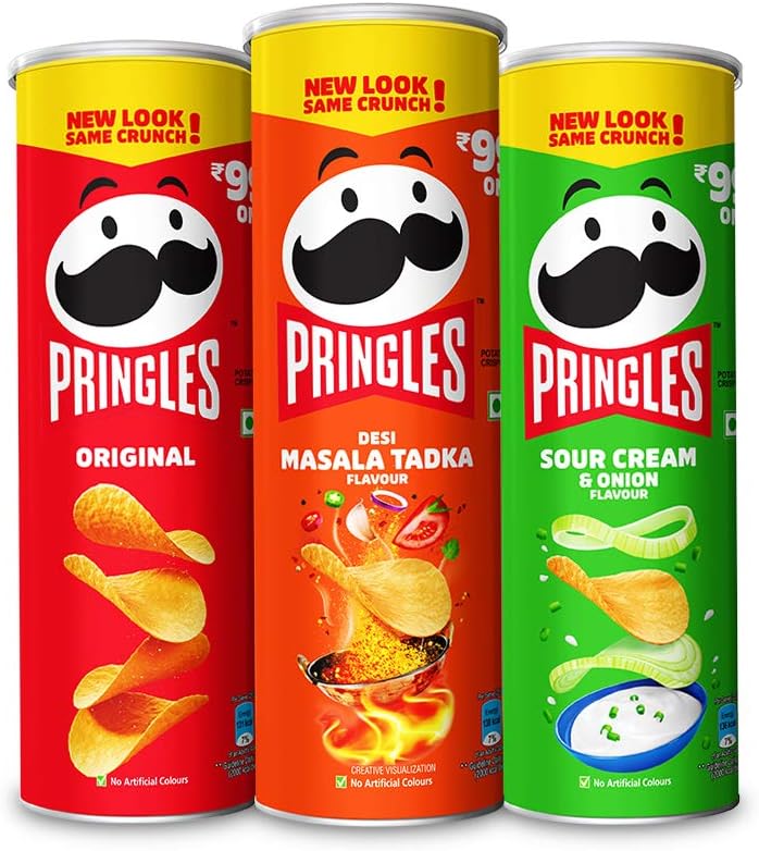 Kellogg's Pringles Match Ready Pack, 3 x 107 g