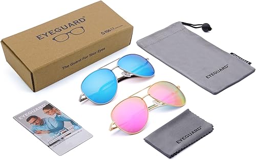 Miniatura 6 de EYEGUARD Paquete de 2 lentes de sol bifocales de lectura para mujeres y hombres, protección UV400, lectores de sol clásicos de aviador