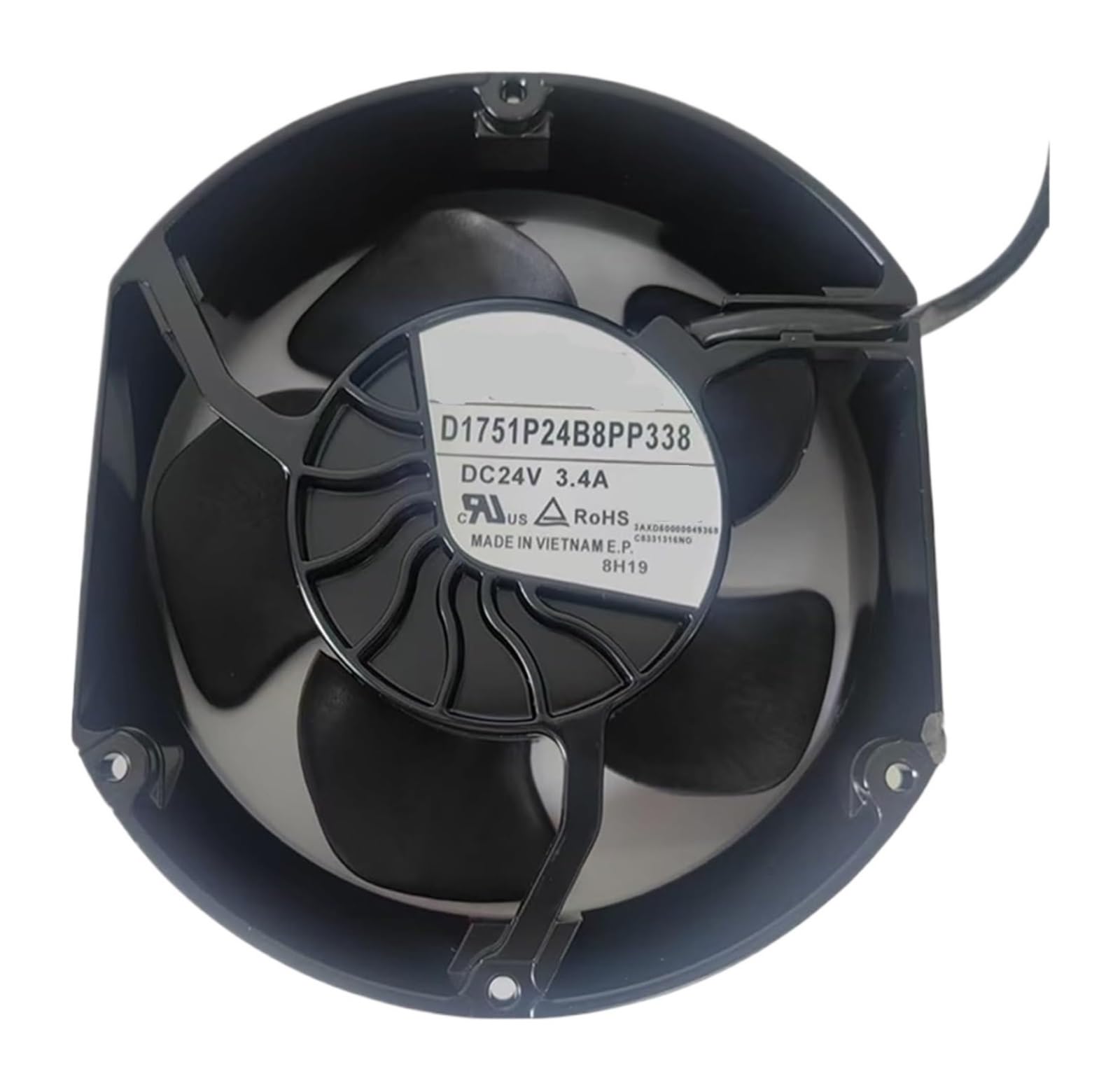 Ventilateur de refroidissement haute durabilité 24V 3,4A conçu pour la ventilation des baies IT
