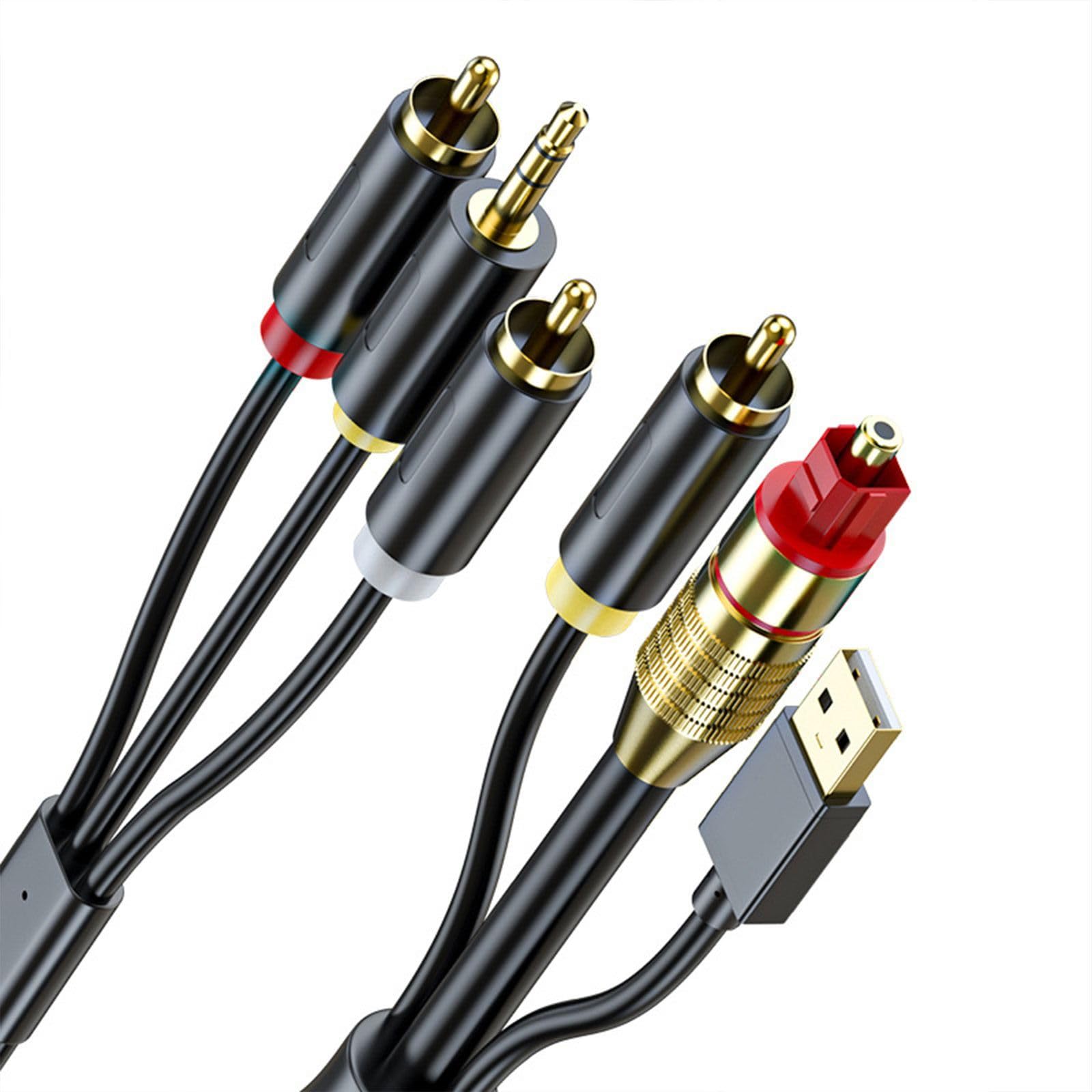Câble coaxial numérique vers 3.5mm résout le problème de son TV