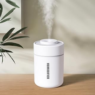 Portable Mini Humidifier, 180ml USB Cool Mist Small Humid...