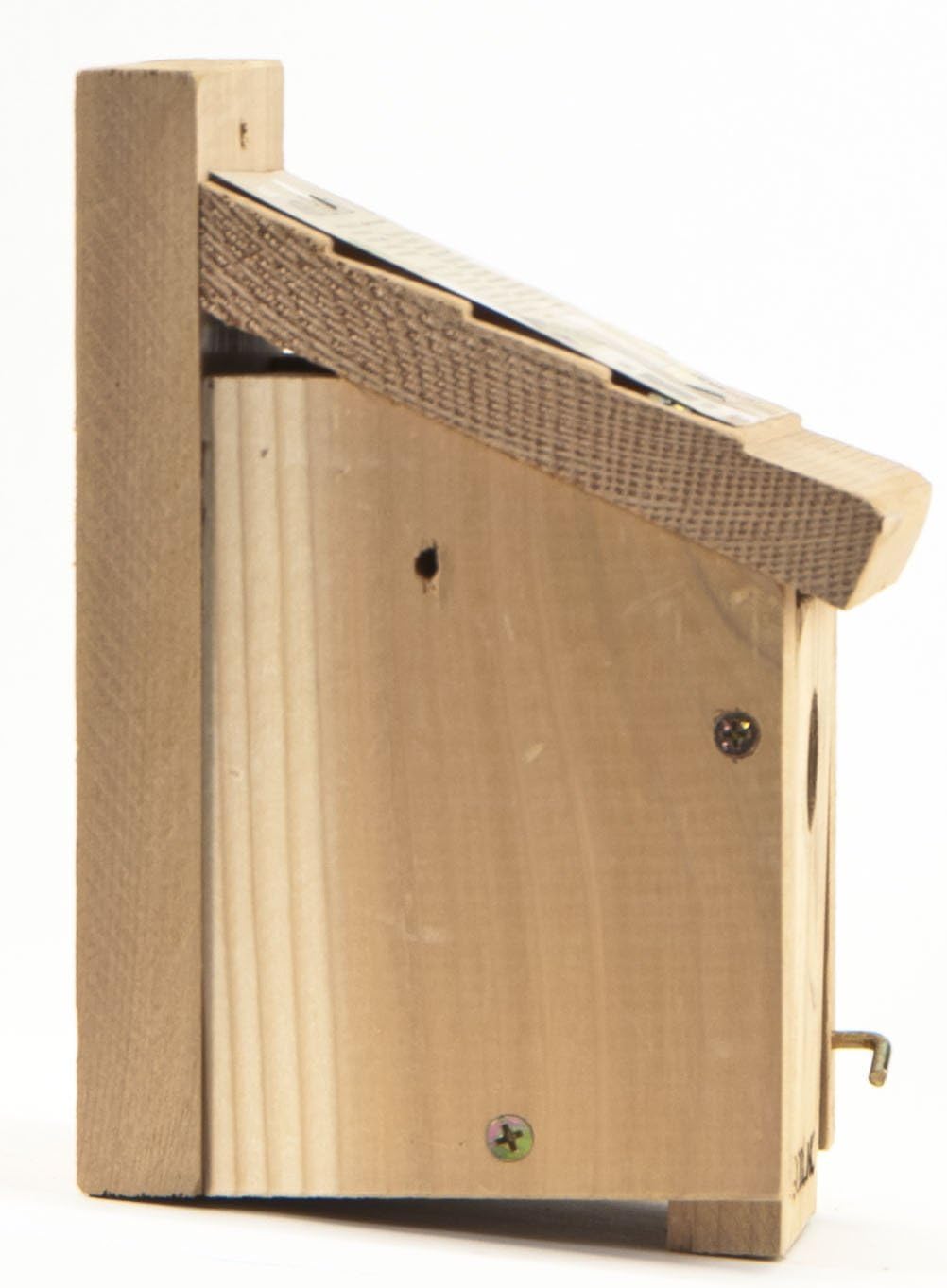 Natural Cedar Wren Birdhouse with Sloping Roof