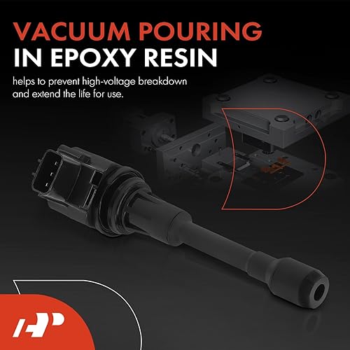 Miniatura 10 de A-Premium Paquetes de bobinas de encendido de motor compatibles con Nissan Altima Rogue Sentra Tiida Versa X-Trail FX50 M56 juego de 4 piezas