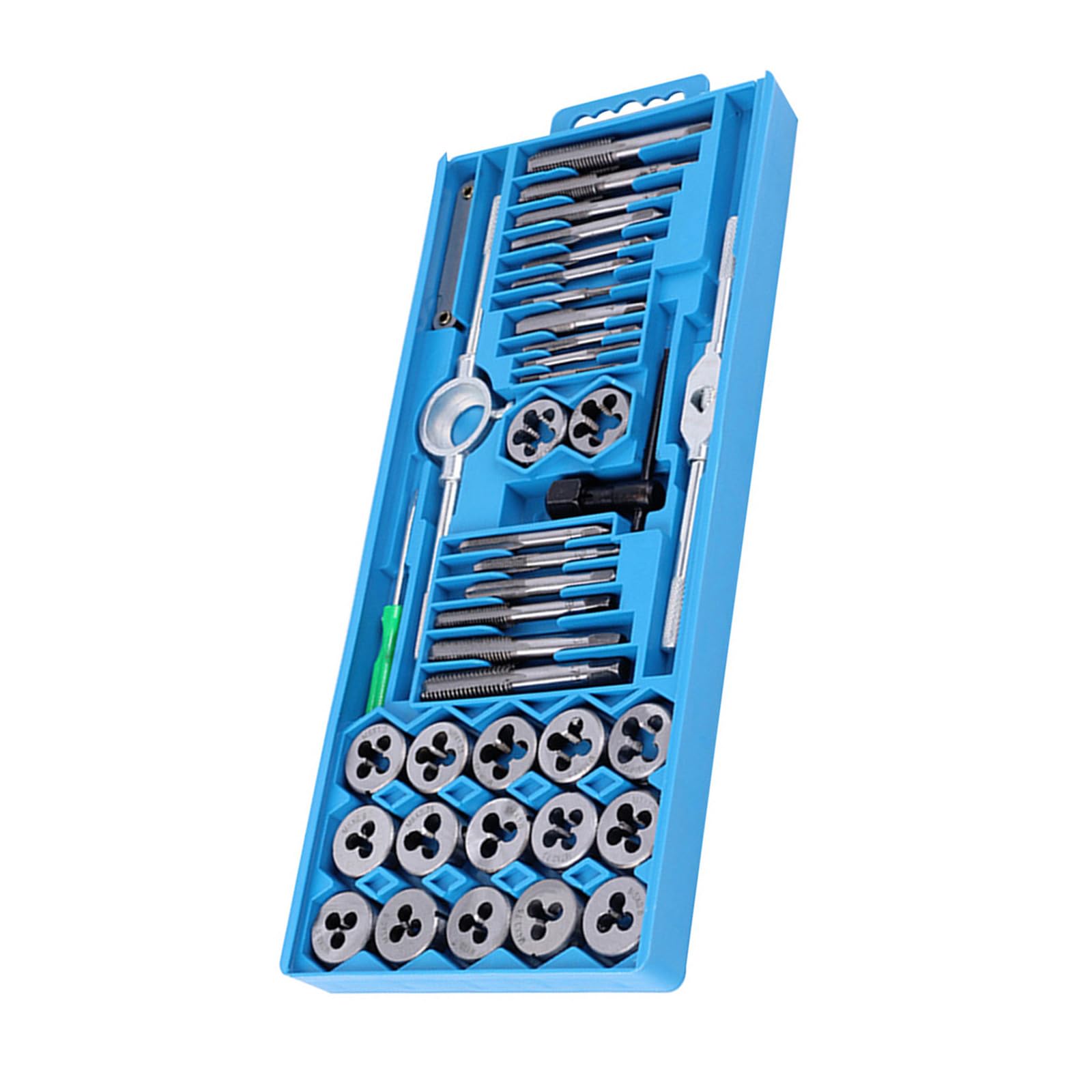 40Pcs Multipurpose Threading Tap and Die Thread Cutter Thread Cutting Set Perfect for Low Steel and Metals High Accuracy Tap