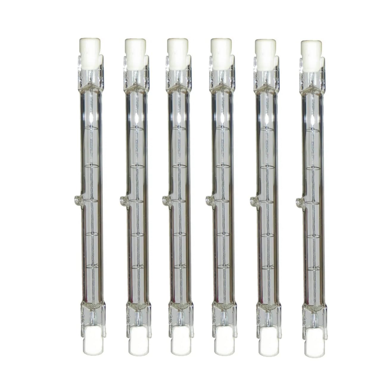 R7S lampadina alogena 118mm 300w,lampadine alogene lineari T3 a doppia estremità 2700K,flood dimmergibile tipo J per lampada da terra,illuminazione paesaggistica (300W-20pcs/118mm-110v)