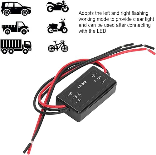 Miniatura 2 de Controlador estroboscópico de flash LED Módulo de destello de luz de coche LED efecto estroboscópico intermitente para luces de trabajo de