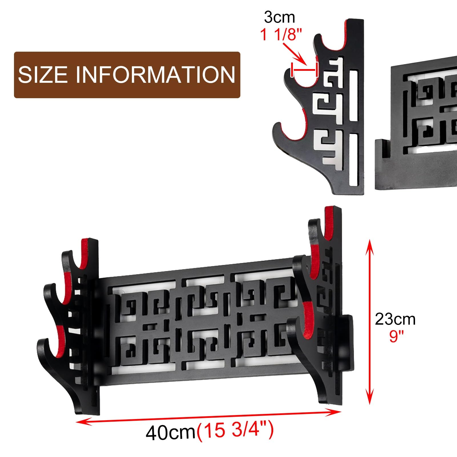Axe Display Storage Rack Universal Weapon Display Rack AUXPhome Universal Sword Display Rack ...